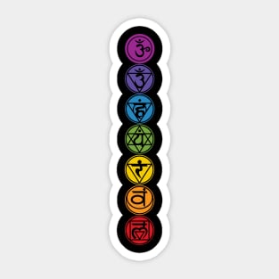 7 Chakras Sticker